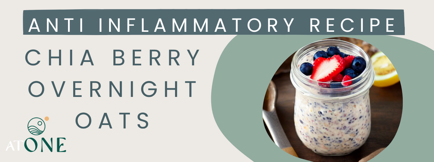 Anti-Inflammatory Breakfast: Overnight Oats with Berries